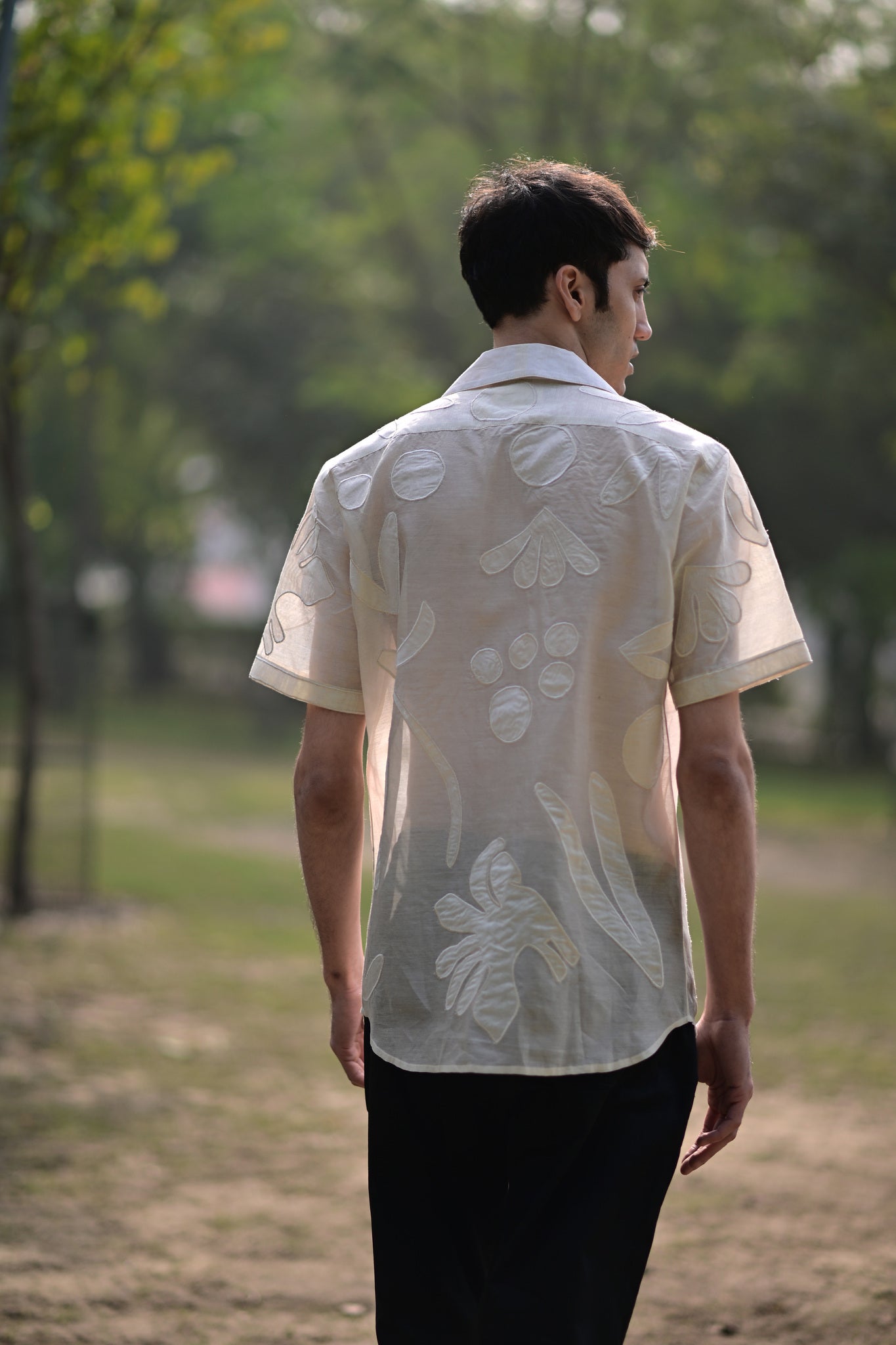 White Appliqué Shirt - CiceroniMen ShirtsRAAS Life