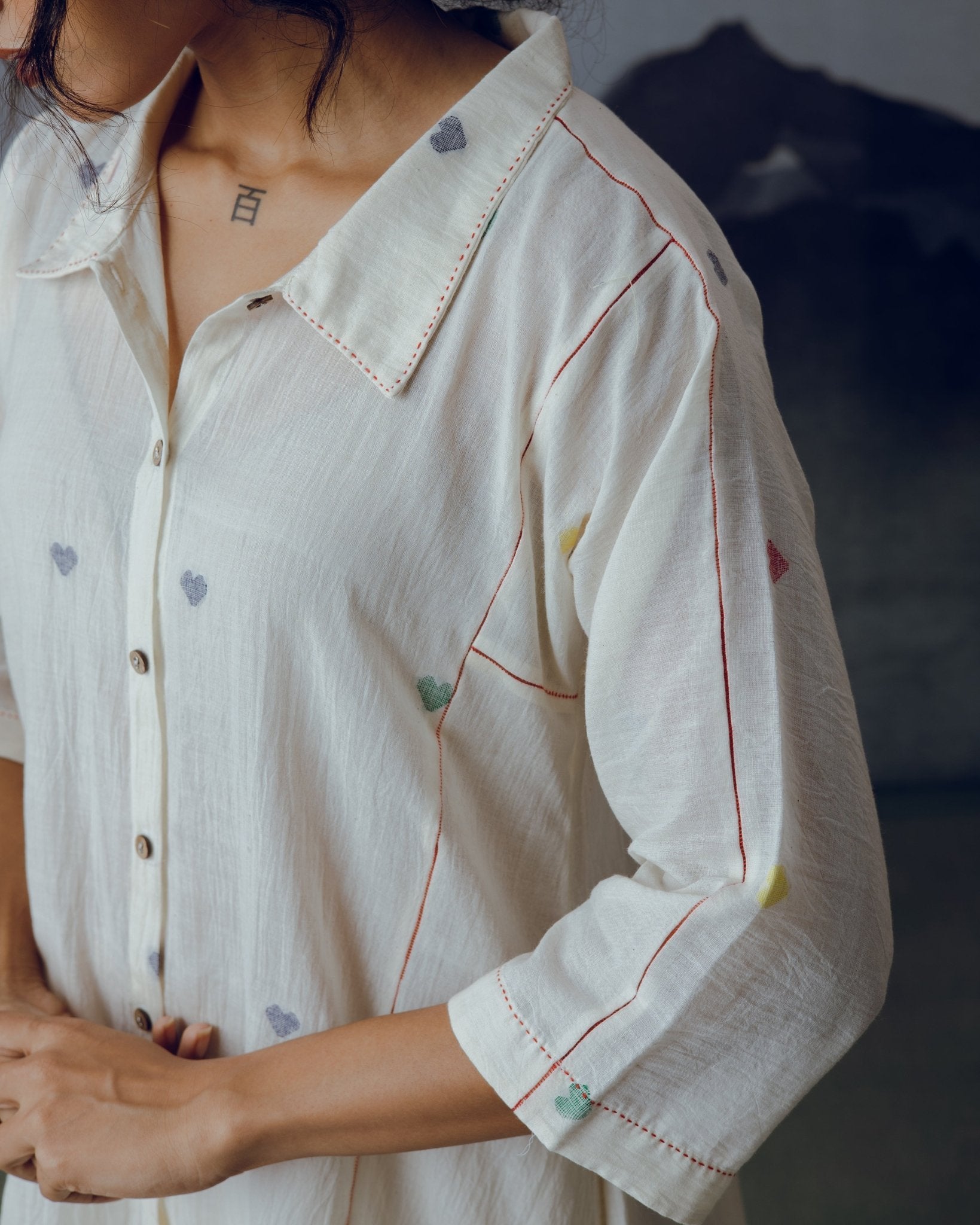 White Love Shirt - CiceroniWomen ShirtsGulmohar Calcutta