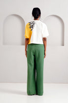 White Terra - Tiger Top + Pleated Long Pants - CiceroniCo - ord SetMadder Much