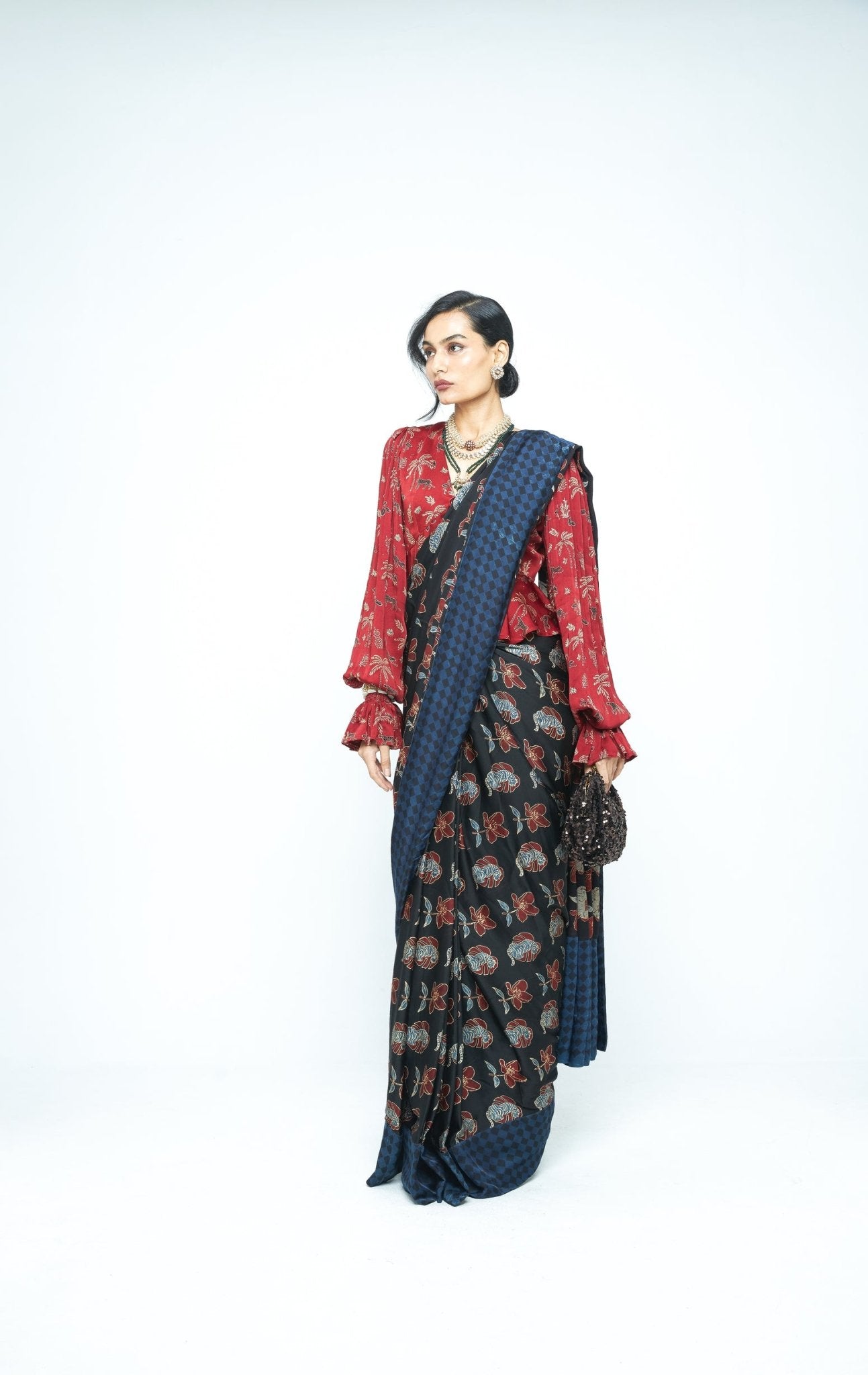 Wild Bloom Saree - CiceroniSareeAnushé Pirani