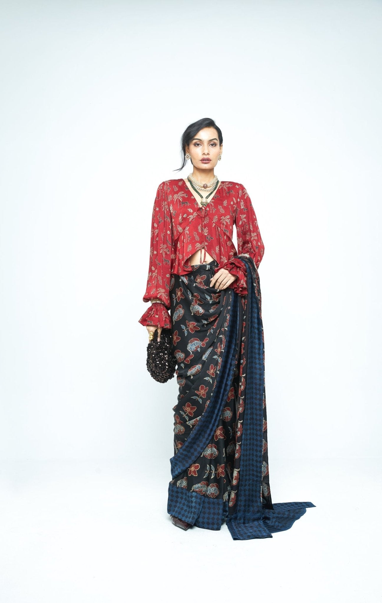 Wild Bloom Saree - CiceroniSareeAnushé Pirani