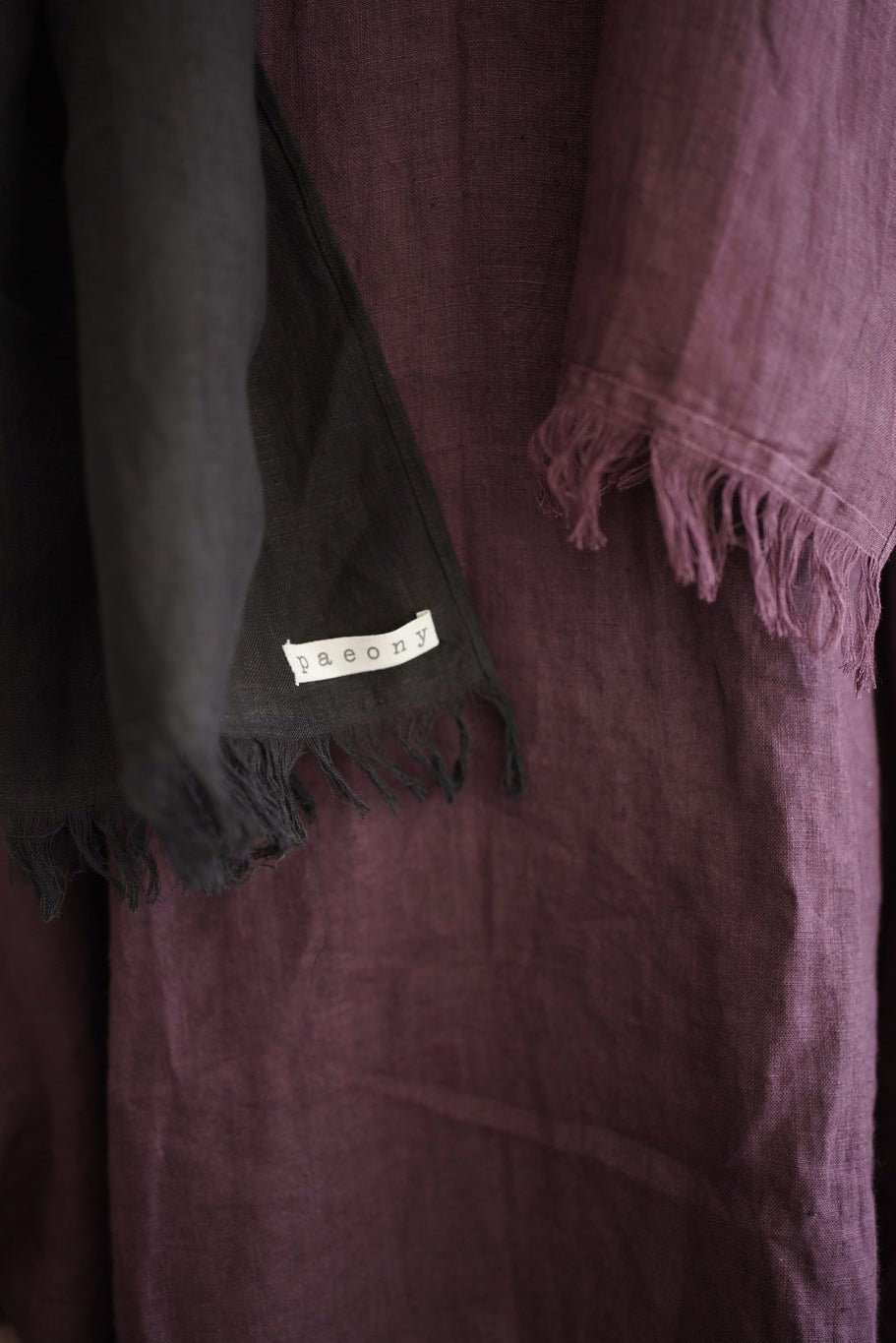 Wine Ombre Stole - CiceroniScarvesPaeony
