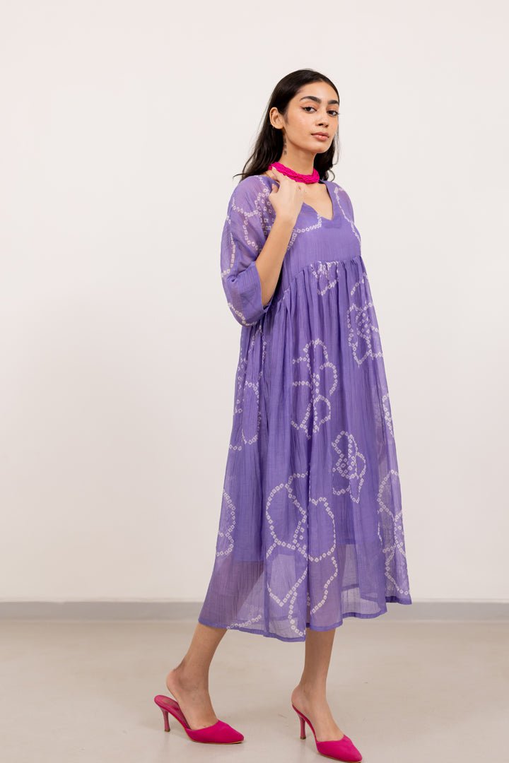 Wisteria Bandhej Dress - CiceroniDressesSilai Studio