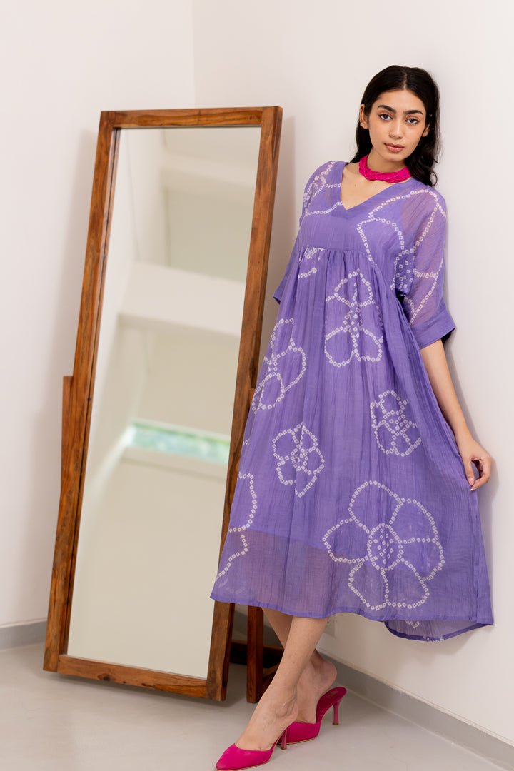 Wisteria Bandhej Dress - CiceroniDressesSilai Studio