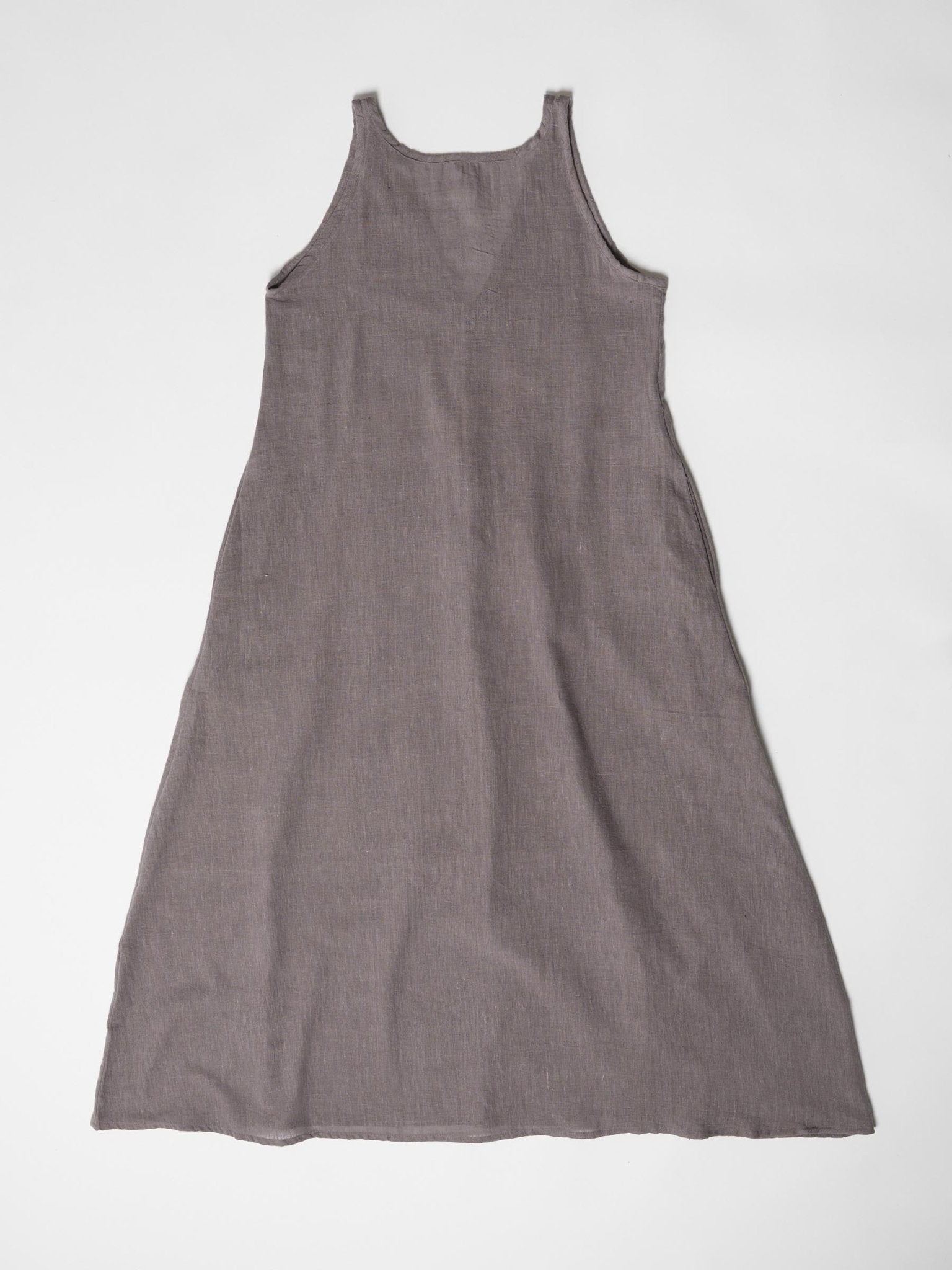 Women's A - Line Maxi Dress - Grayish Brown - CiceroniDressesMareen
