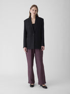 Women's Blazer - Black - CiceroniJacketsMareen