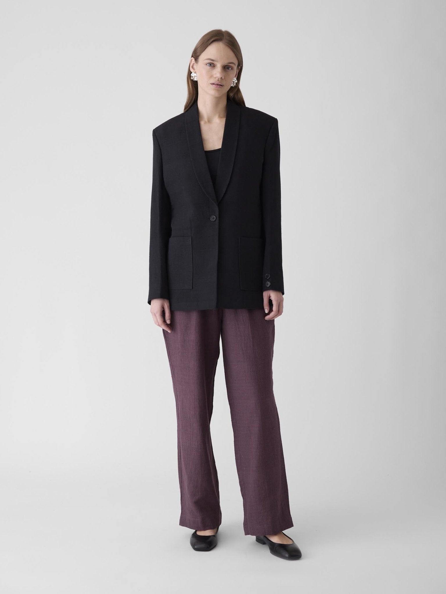 Women's Blazer - Black - CiceroniJacketsMareen