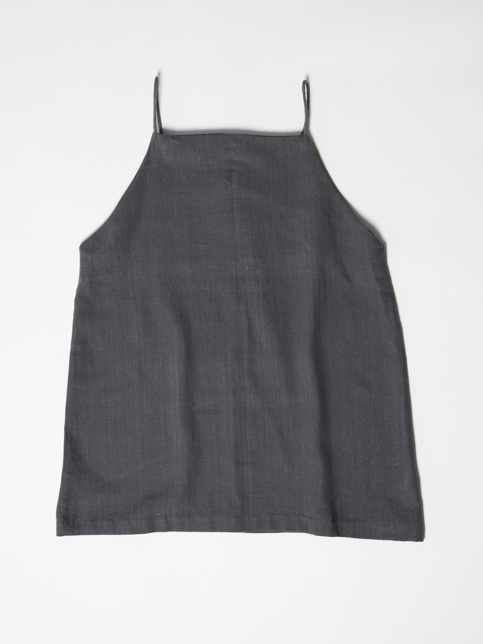 Women's High Neck Spaghetti Top - Graphite Gray - CiceroniTopsMareen