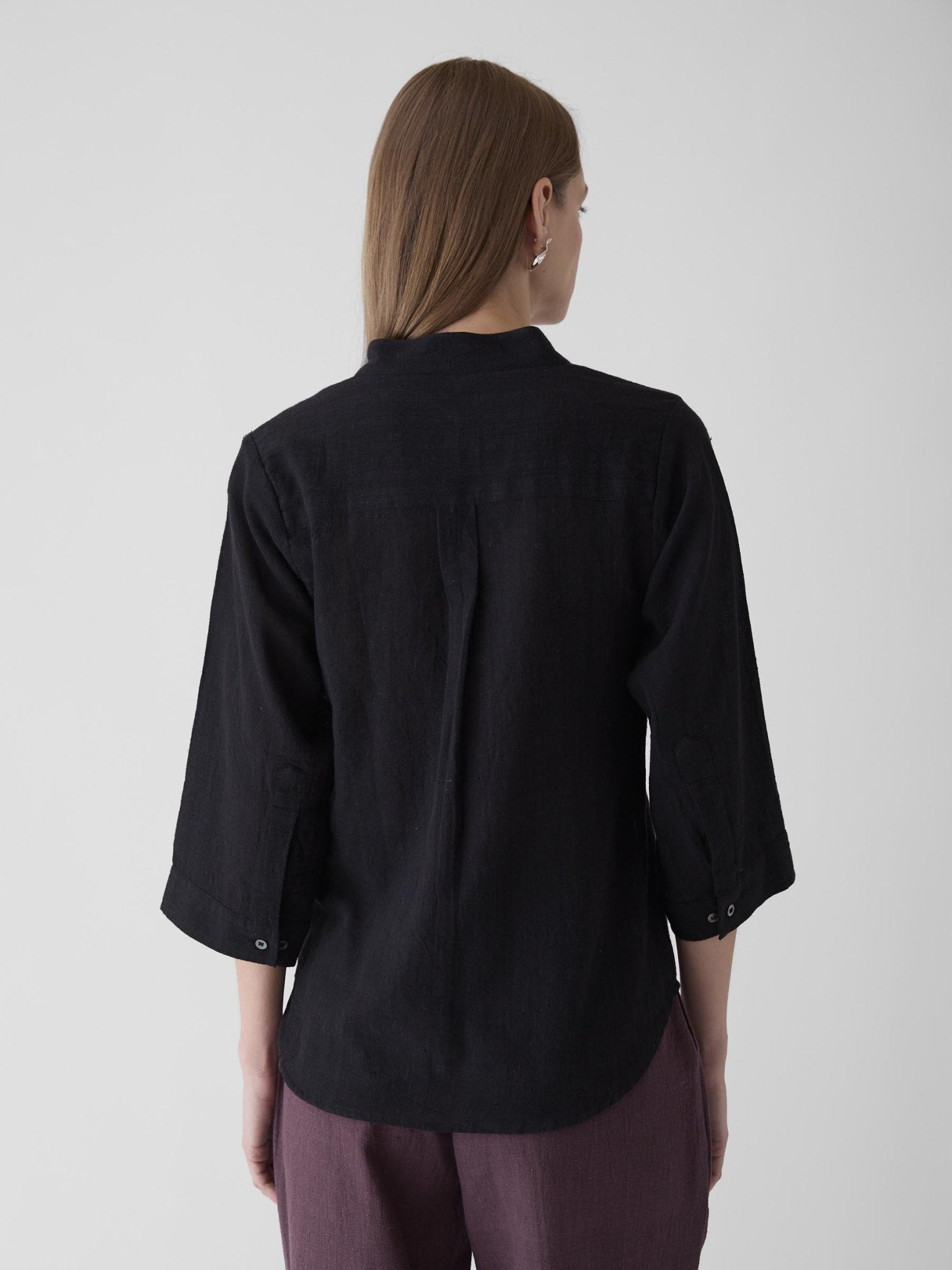 Women's Loose Sleeve Shirt - Black - CiceroniWomen ShirtsMareen