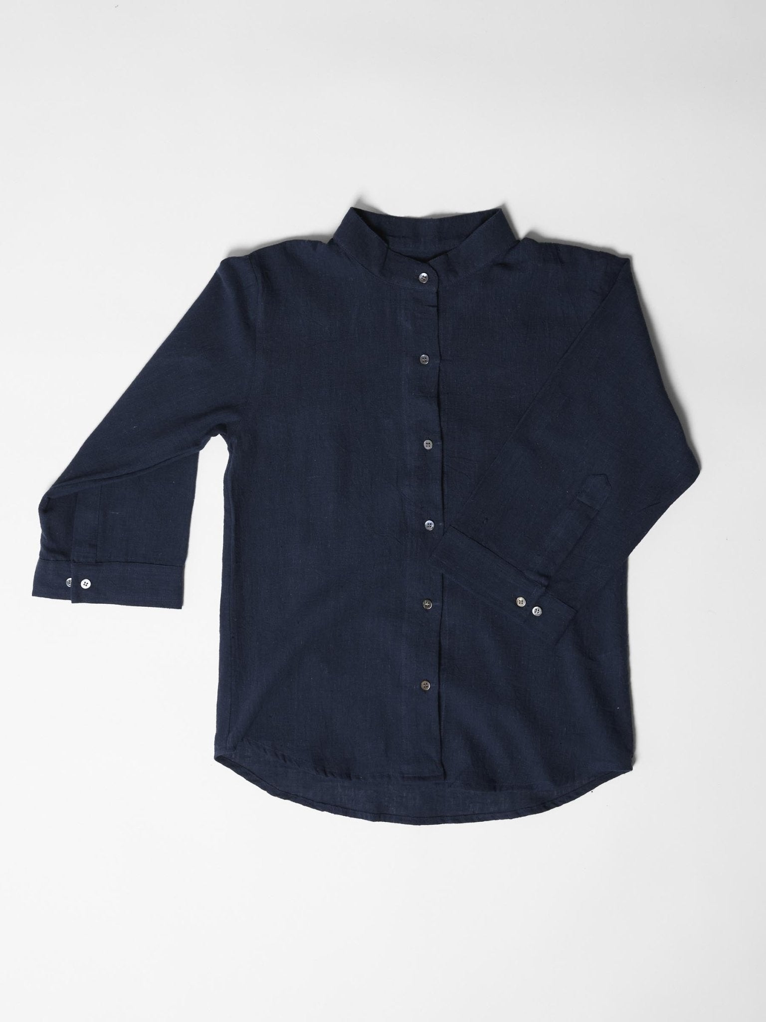 Women's Loose Sleeve Shirt - Navy Blue - CiceroniWomen ShirtsMareen