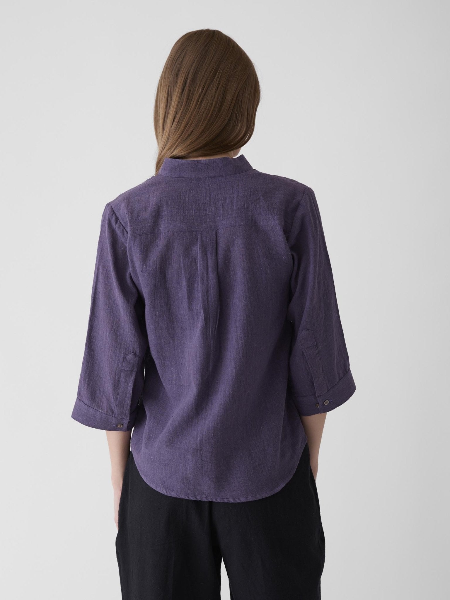 Women's Loose Sleeve Shirt - Plum Purple - CiceroniWomen ShirtsMareen