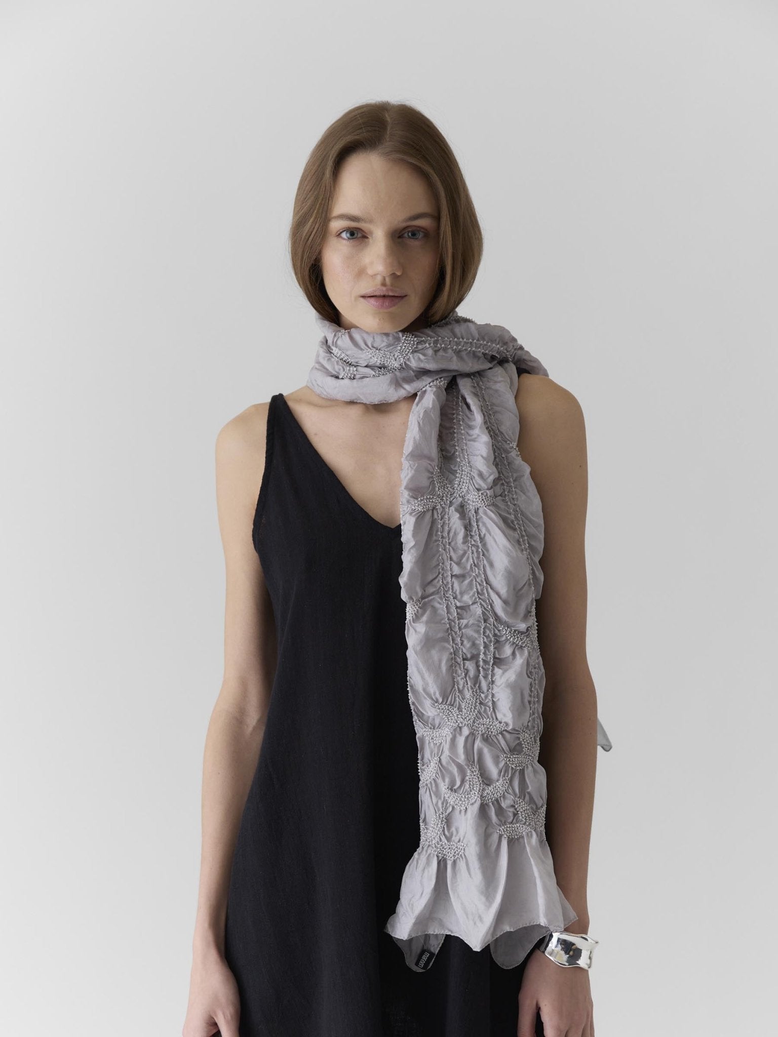 Women's V Neck Midi Dress - Black - CiceroniDressesMareen