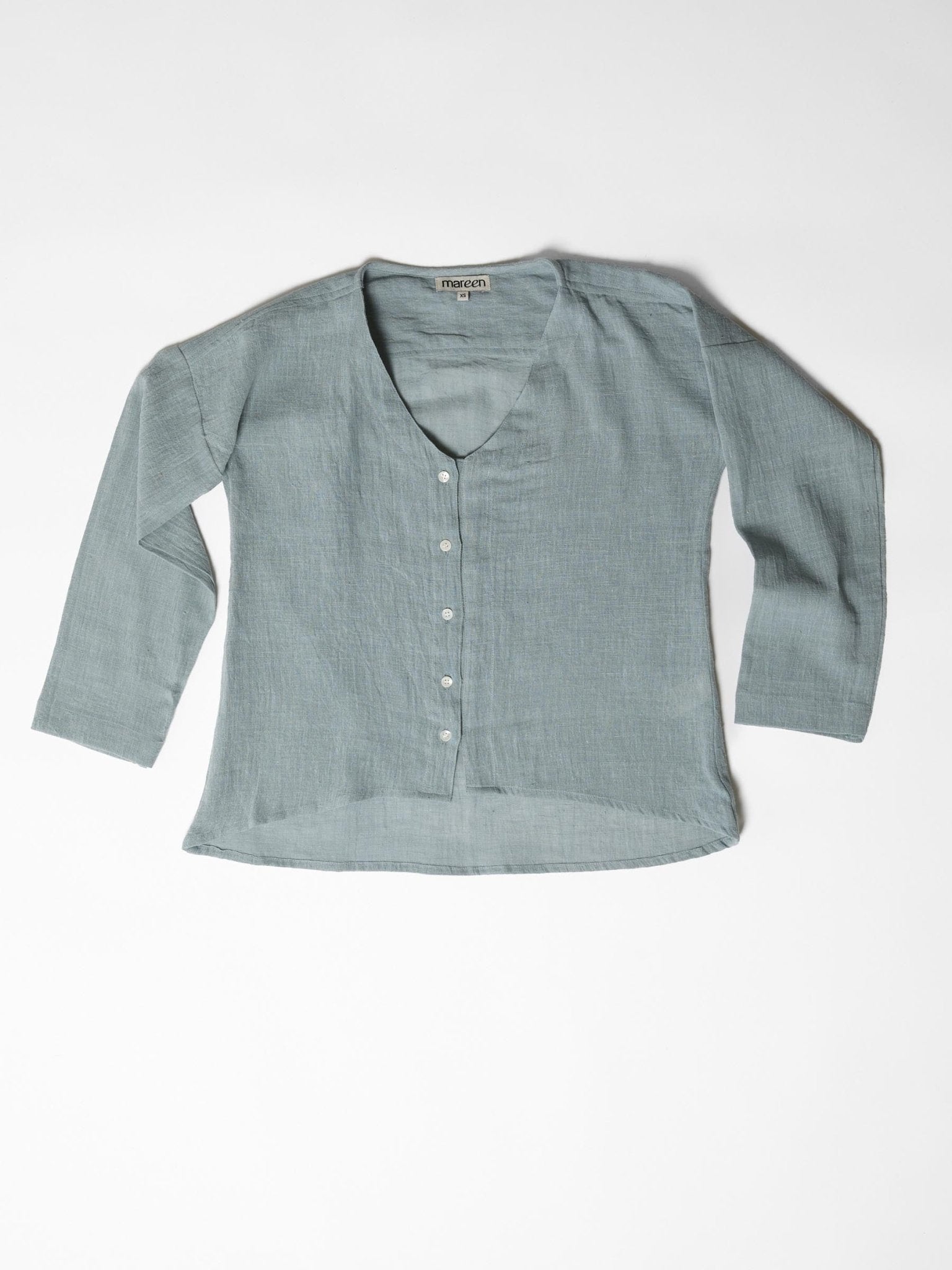 Women's V - Neck Shirt - Mint Green - CiceroniWomen ShirtsMareen