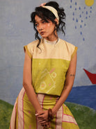 Wonder High Neck Tie Up Top - CiceroniTopsBhomra