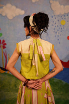 Wonder High Neck Tie Up Top - CiceroniTopsBhomra