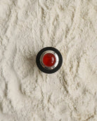 Wooden Carnelian Ring - CiceroniRingUnbent