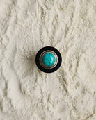 Wooden Turquoise Ring - CiceroniRingUnbent
