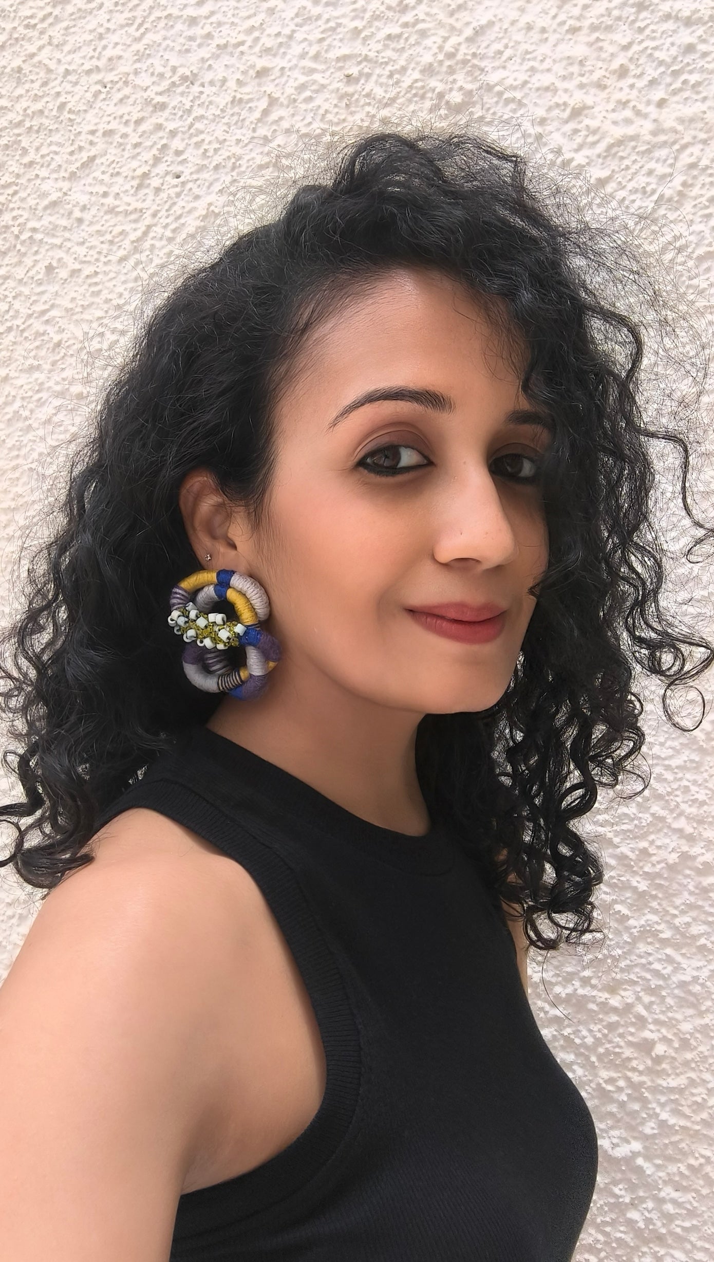 Woven Halo Earrings - CiceroniEarringsBandish