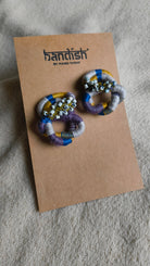 Woven Halo Earrings - CiceroniEarringsBandish