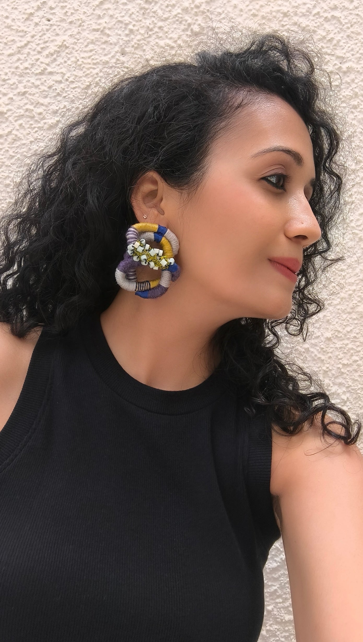 Woven Halo Earrings - CiceroniEarringsBandish