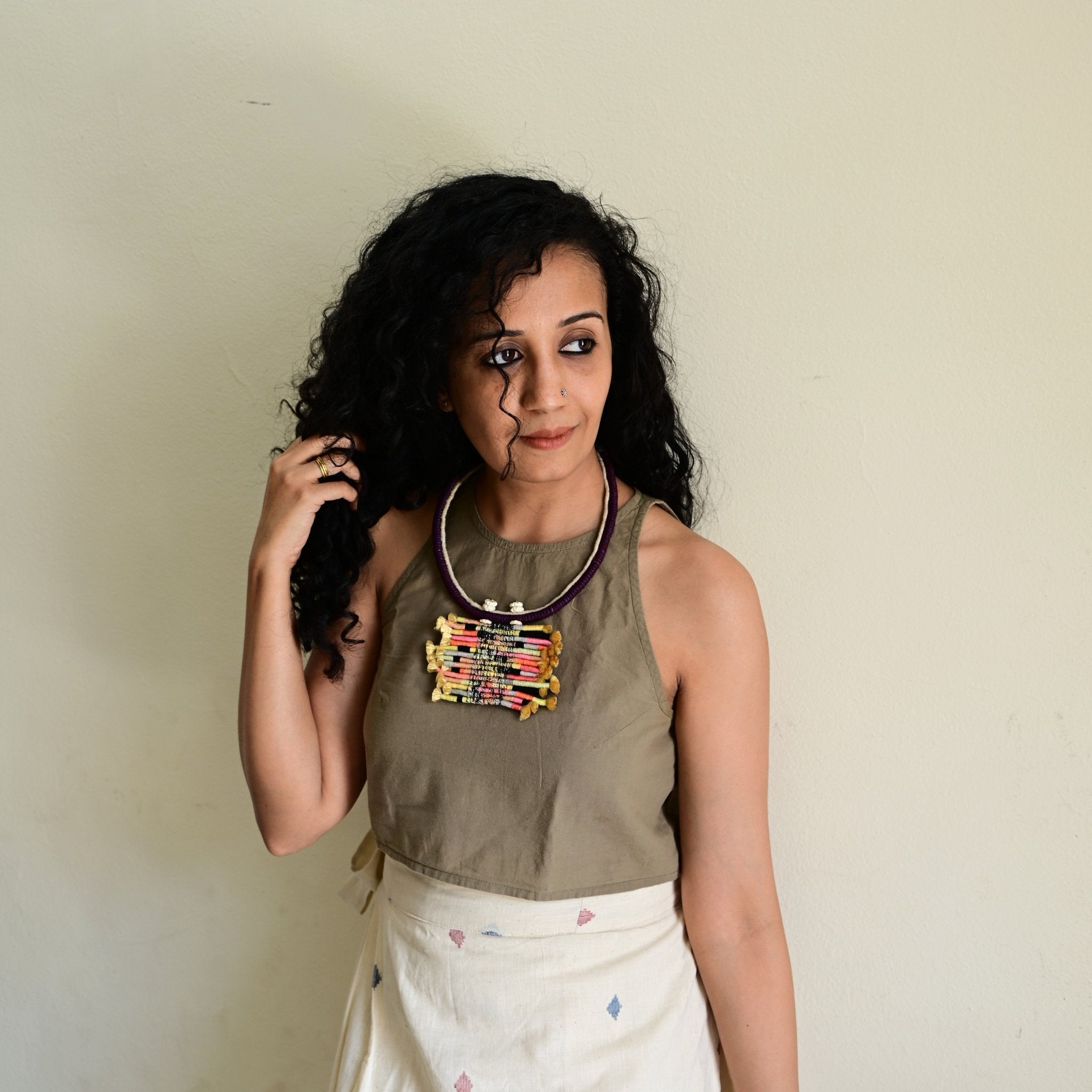 Woven Horizon Necklace - CiceroniNeckpieceBandish