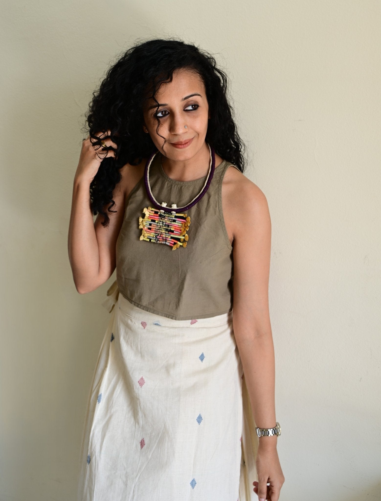 Woven Horizon Necklace - CiceroniNeckpieceBandish