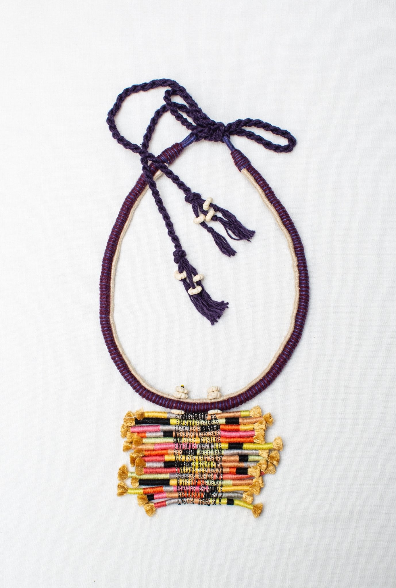 Woven Horizon Necklace - CiceroniNeckpieceBandish