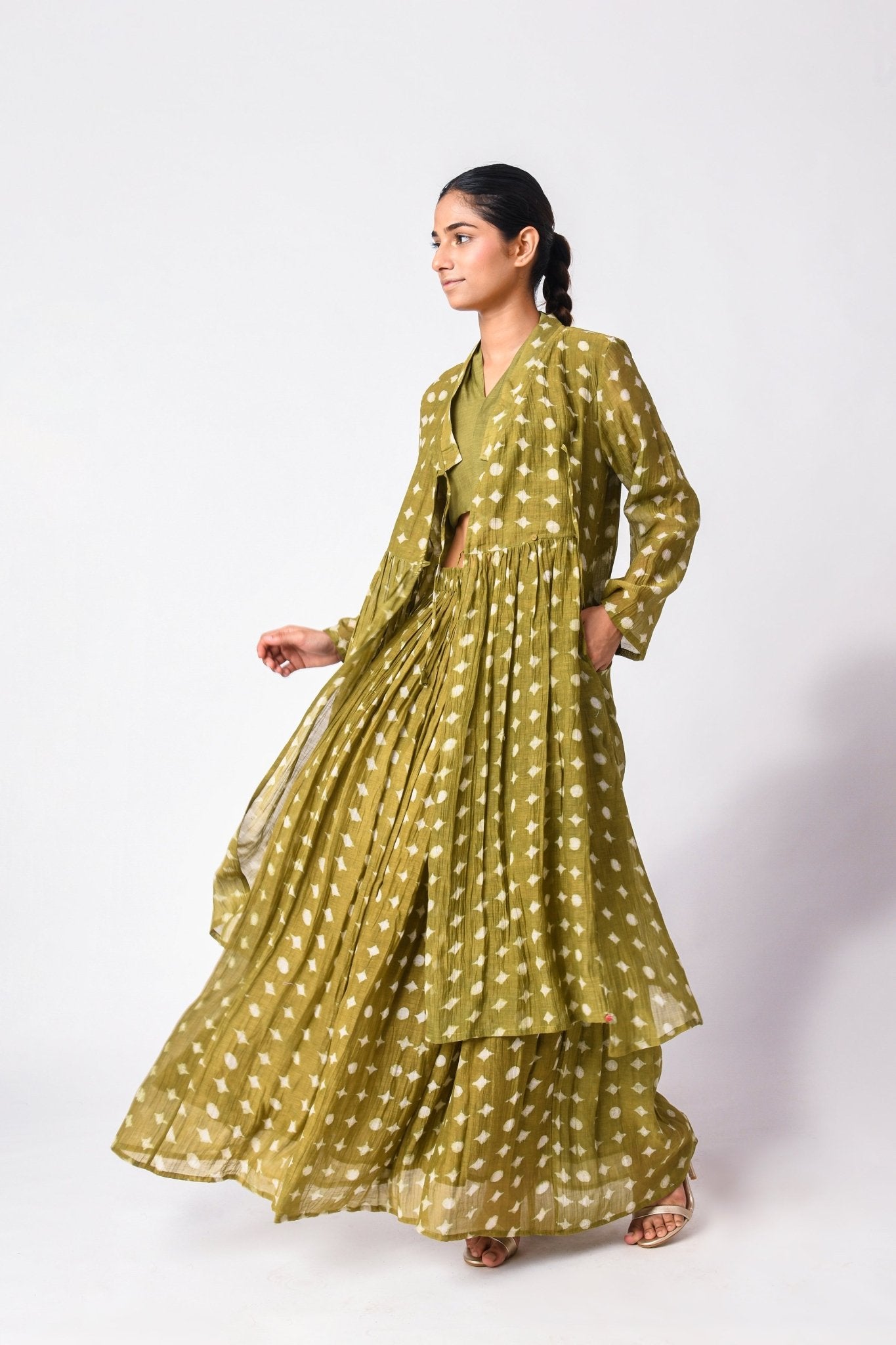 Wrap Tie Heena Co - Ord Set - CiceroniCo - ord SetJayati Goenka