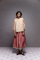 Yasmin Skirt Beige - CiceroniSkirtsSubbah