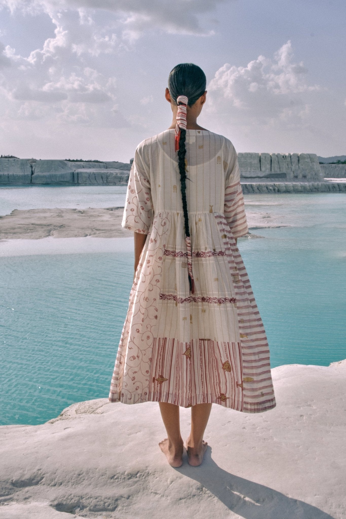 Yati Patch Dress - CiceroniDressesAhmev