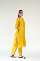 Yellow Gulzar Kurta (Set of 2) - CiceroniKurta Set, Festive WearNirjara