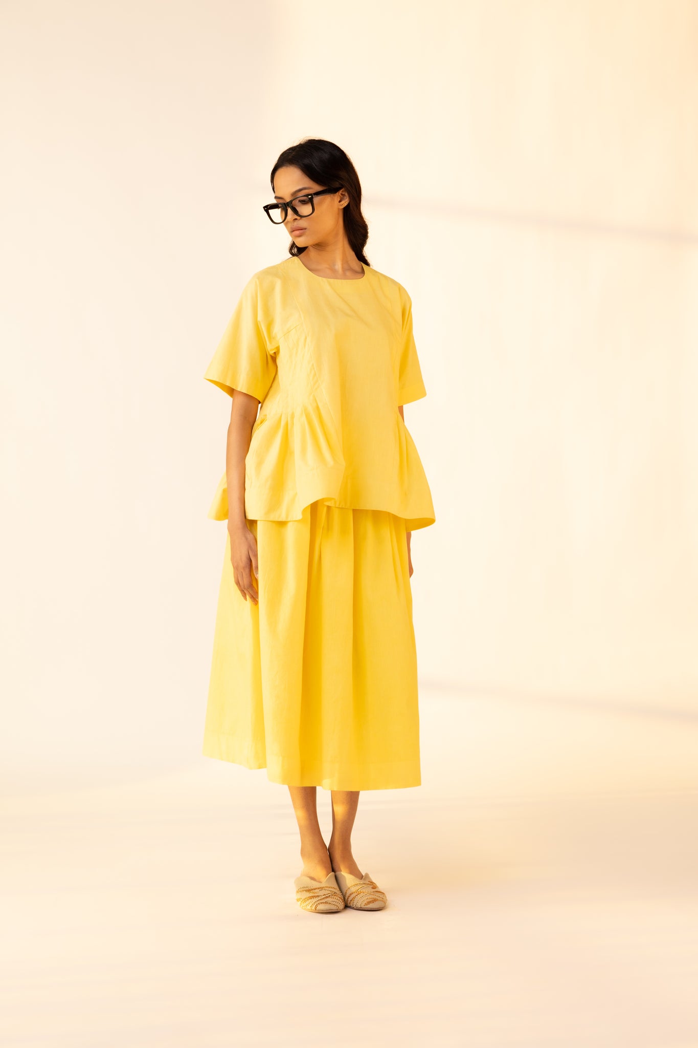 Yellow Peasant Set - CiceroniSkirt SetOtouto