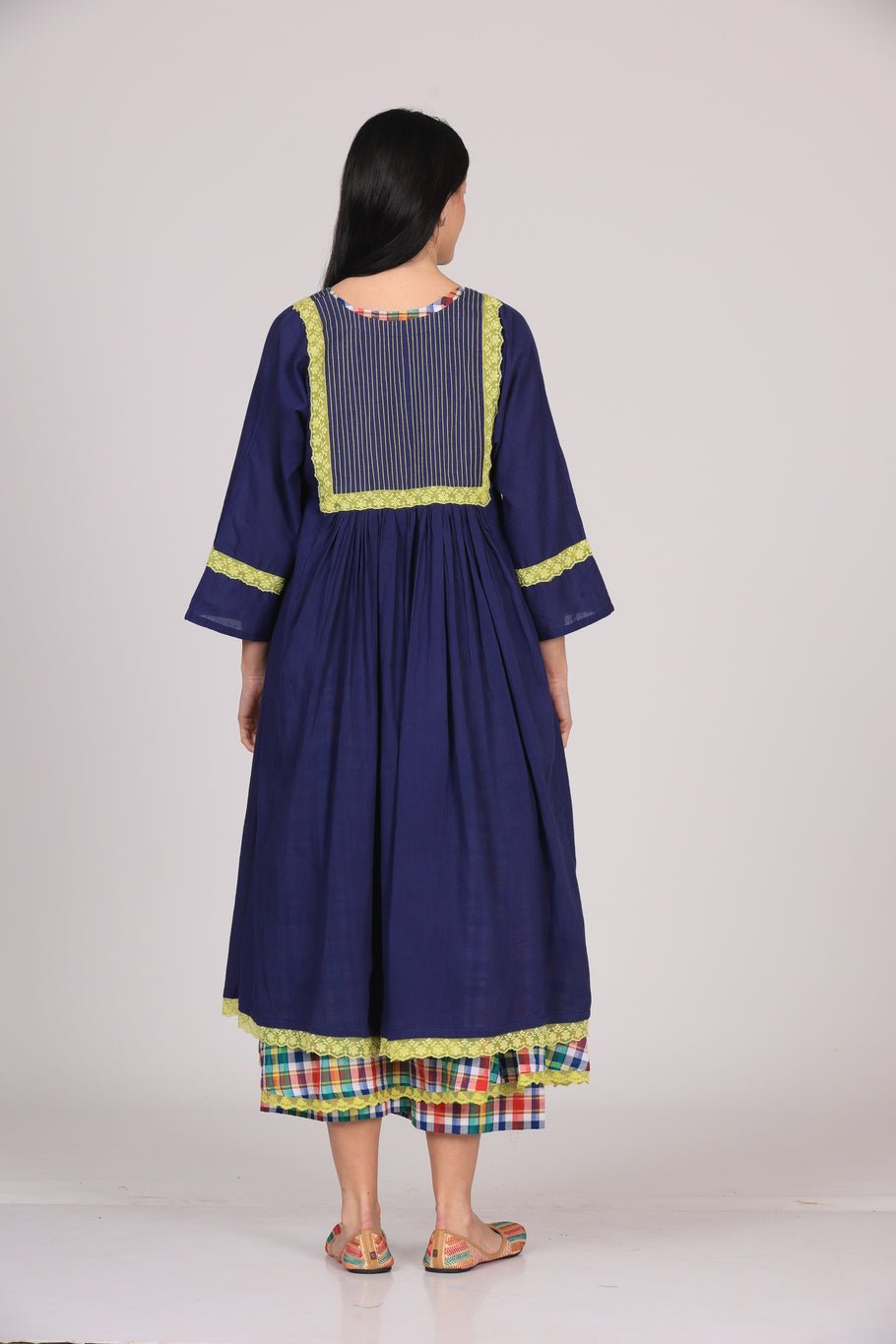 Zaara Dress Set - Navy Blue - CiceroniKurta Set, Everyday WearSheetal Joshi Verma