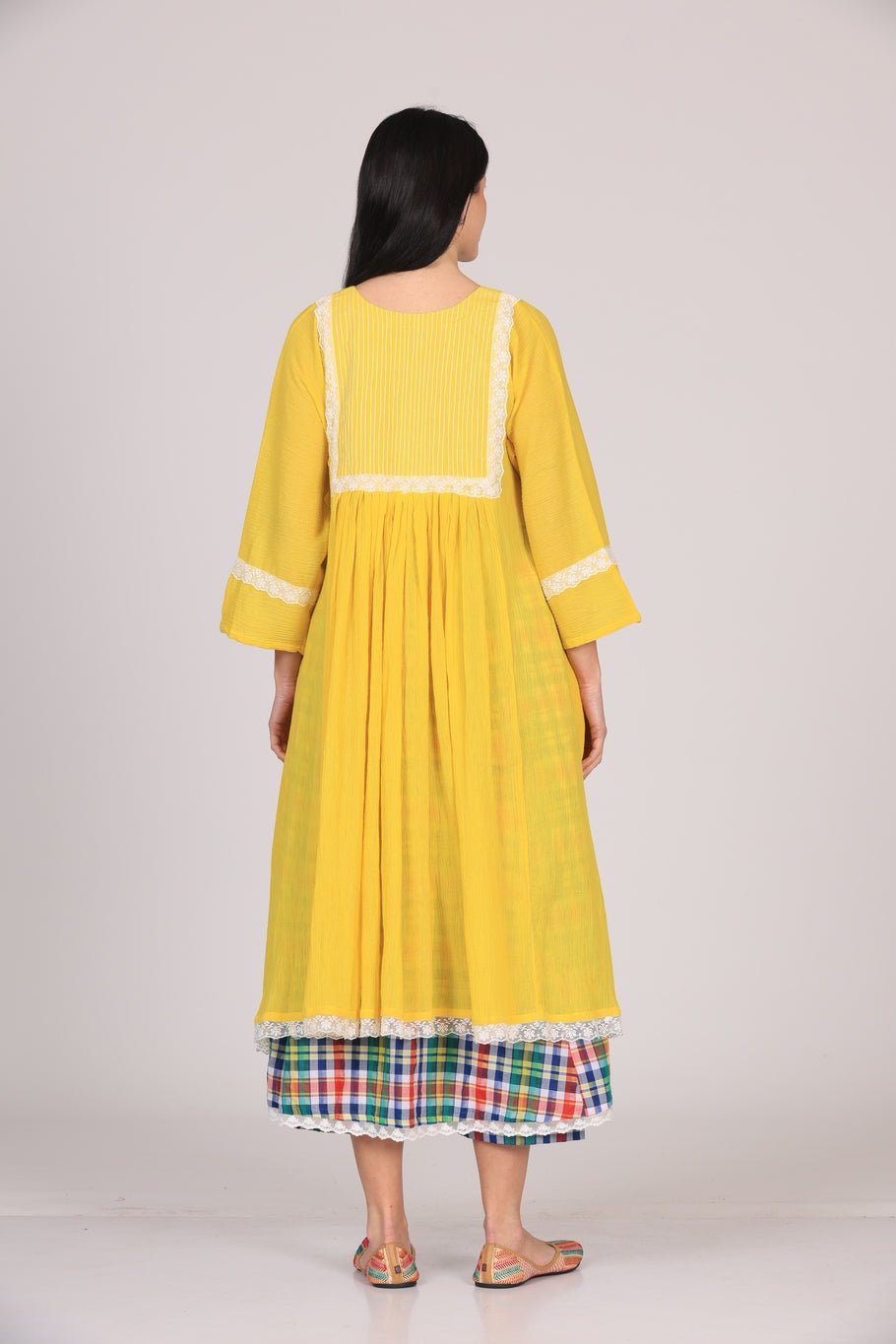 Zaara Dress Set - Yellow - CiceroniKurta Set, Everyday WearSheetal Joshi Verma