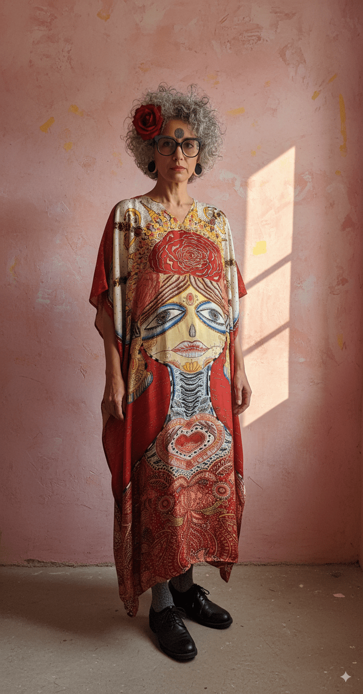 Zapotec Kaftan - CiceroniKaftanRed Lotus Stories