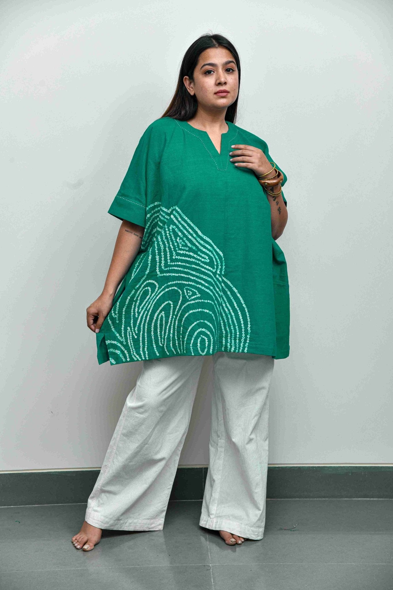 Zariya Fingerprint Top - CiceroniTopsYD Aashiya