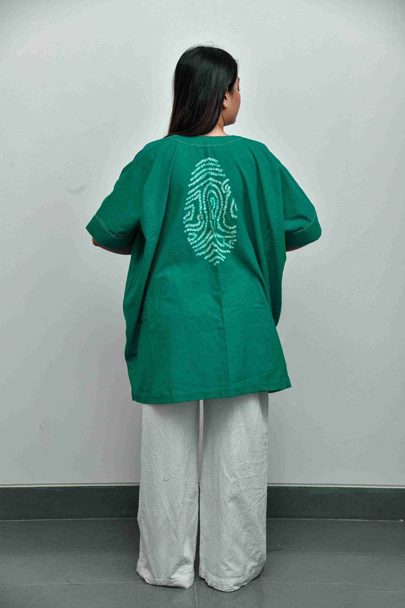 Zariya Fingerprint Top - CiceroniTopsYD Aashiya