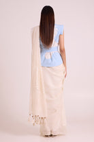 Zarya - Wrapped Vest & Embroidered Saree - CiceroniSareeMadder Much