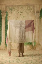 Zinnia Kurta Set - Pink and Beige - CiceroniKurta Set, Festive WearKhyati Rughani