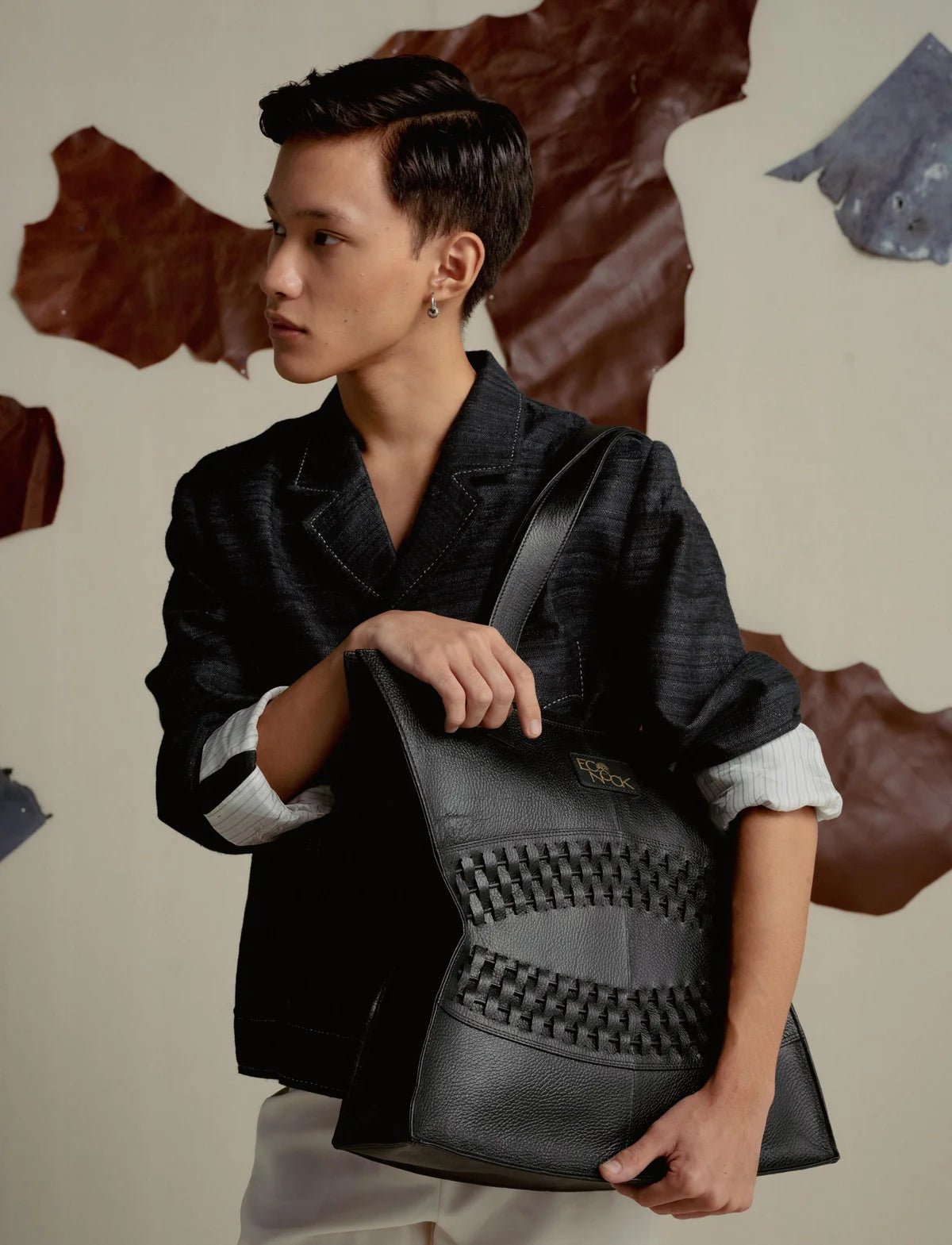 Zoran Tote in Black - CiceroniTote BagEconock