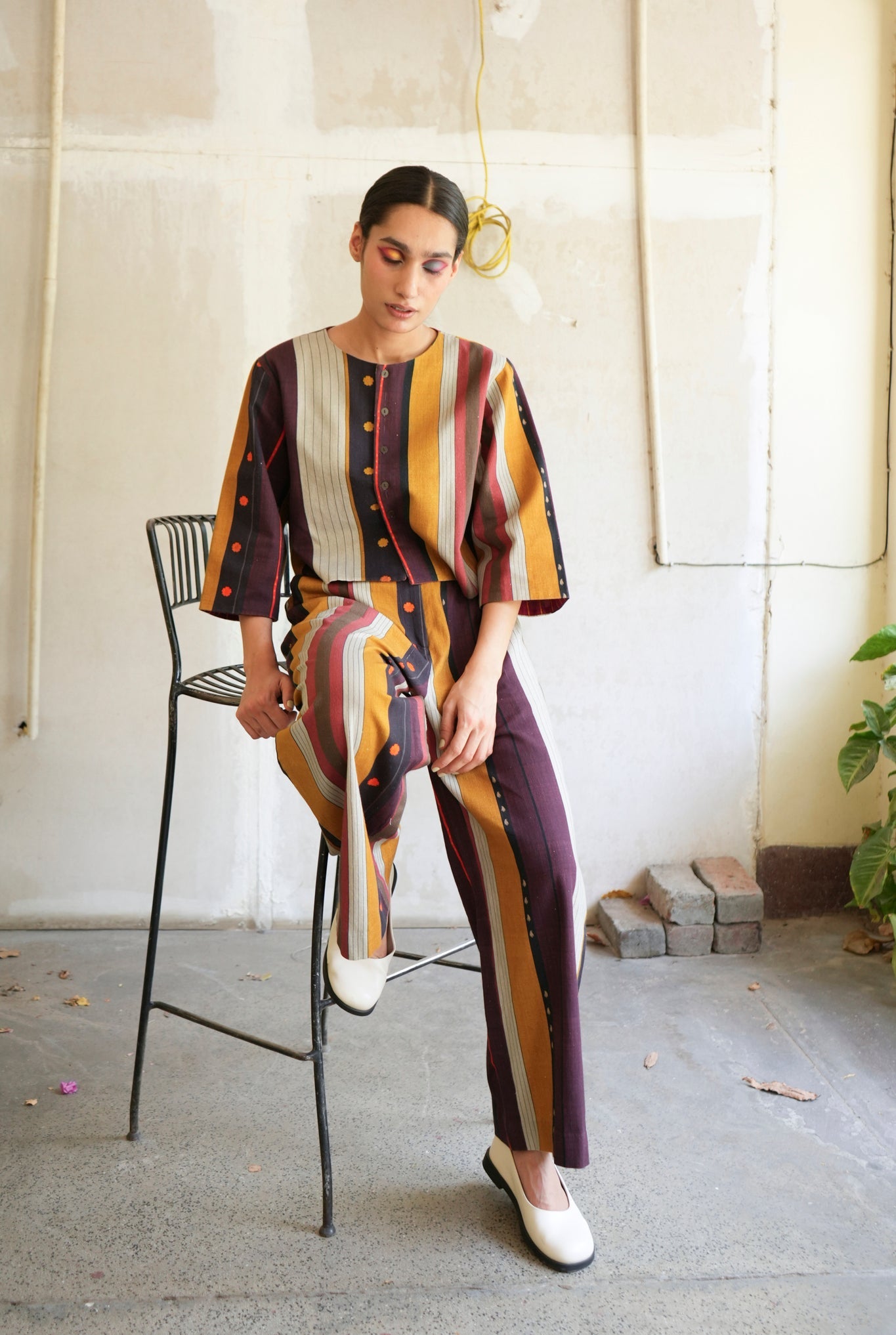 Zuri Jacket And Marley Pants in Nadu Stripes - CiceroniCo - ord SetNIKYTA