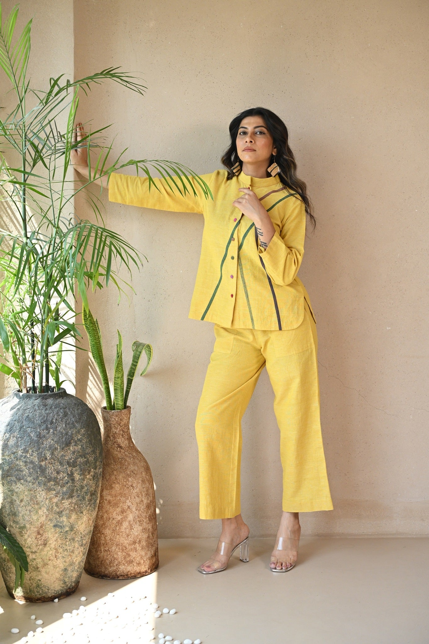 Zuri Shirt - Sunny Yellow - CiceroniWomen ShirtsRang by Rajvi