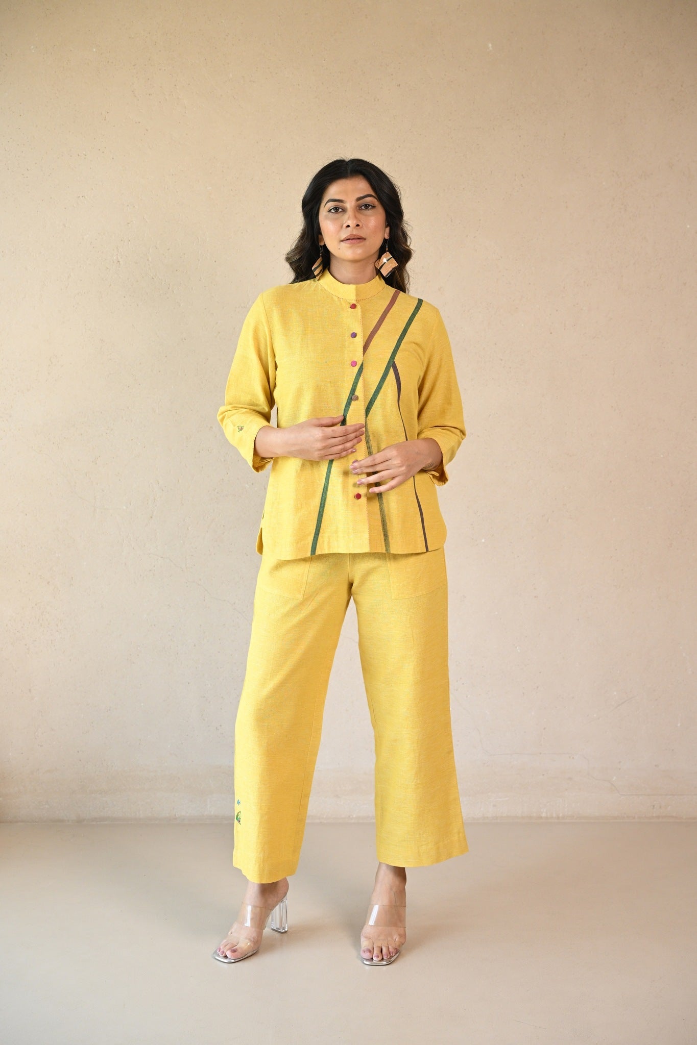 Zuri Shirt - Sunny Yellow - CiceroniWomen ShirtsRang by Rajvi