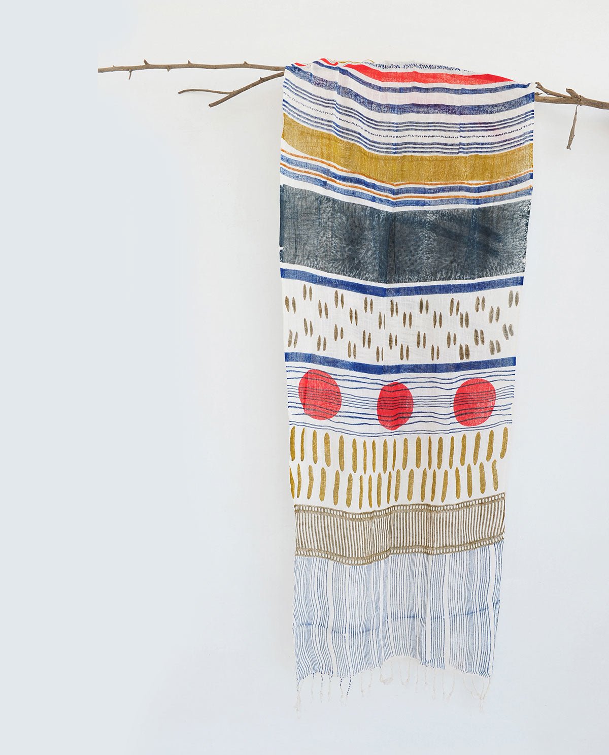 24 Block Scarf - CiceroniScarfRias Jaipur