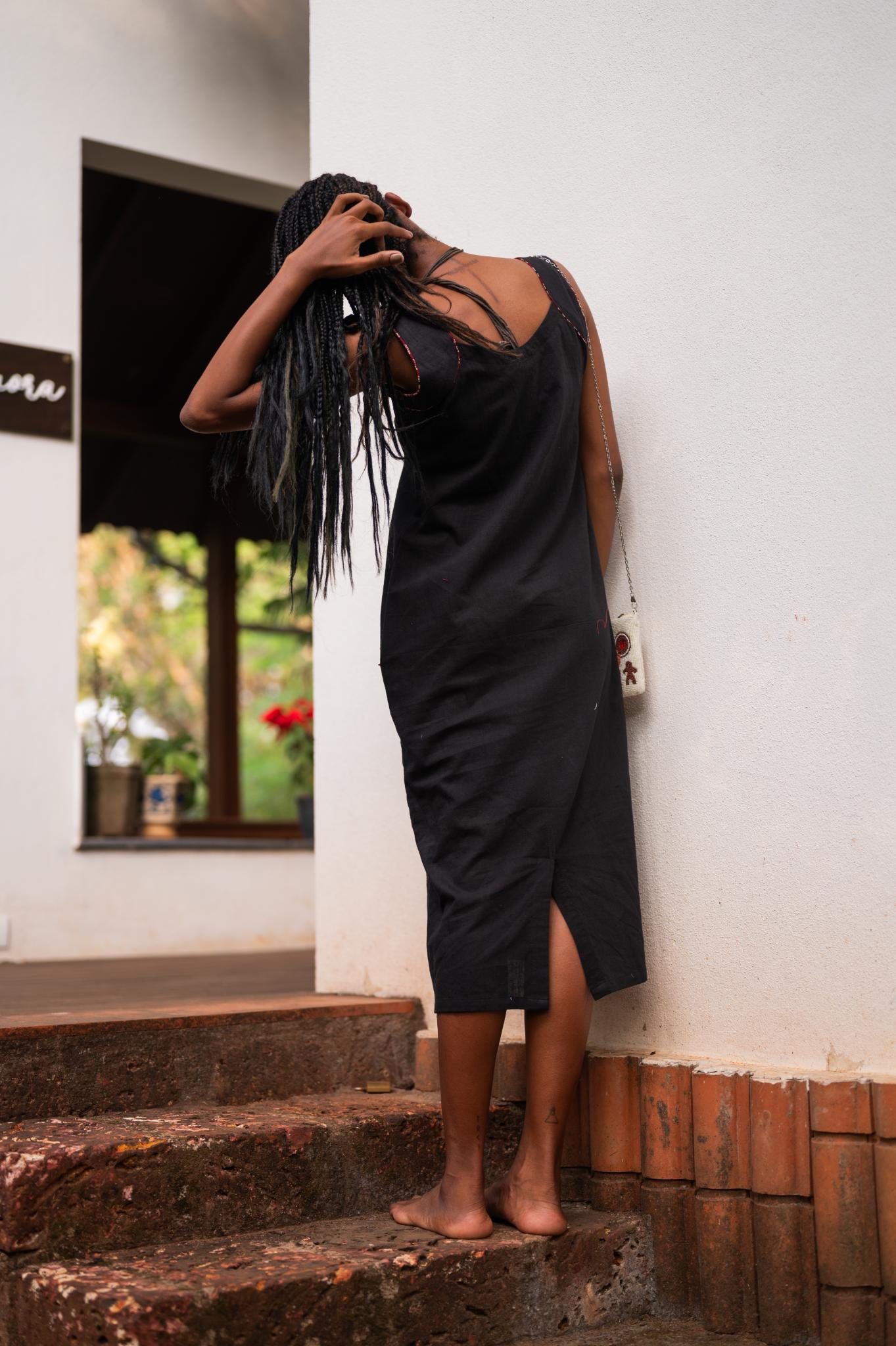 Aastey Dress with Ikat Jacket - CiceroniDressesPrathaa