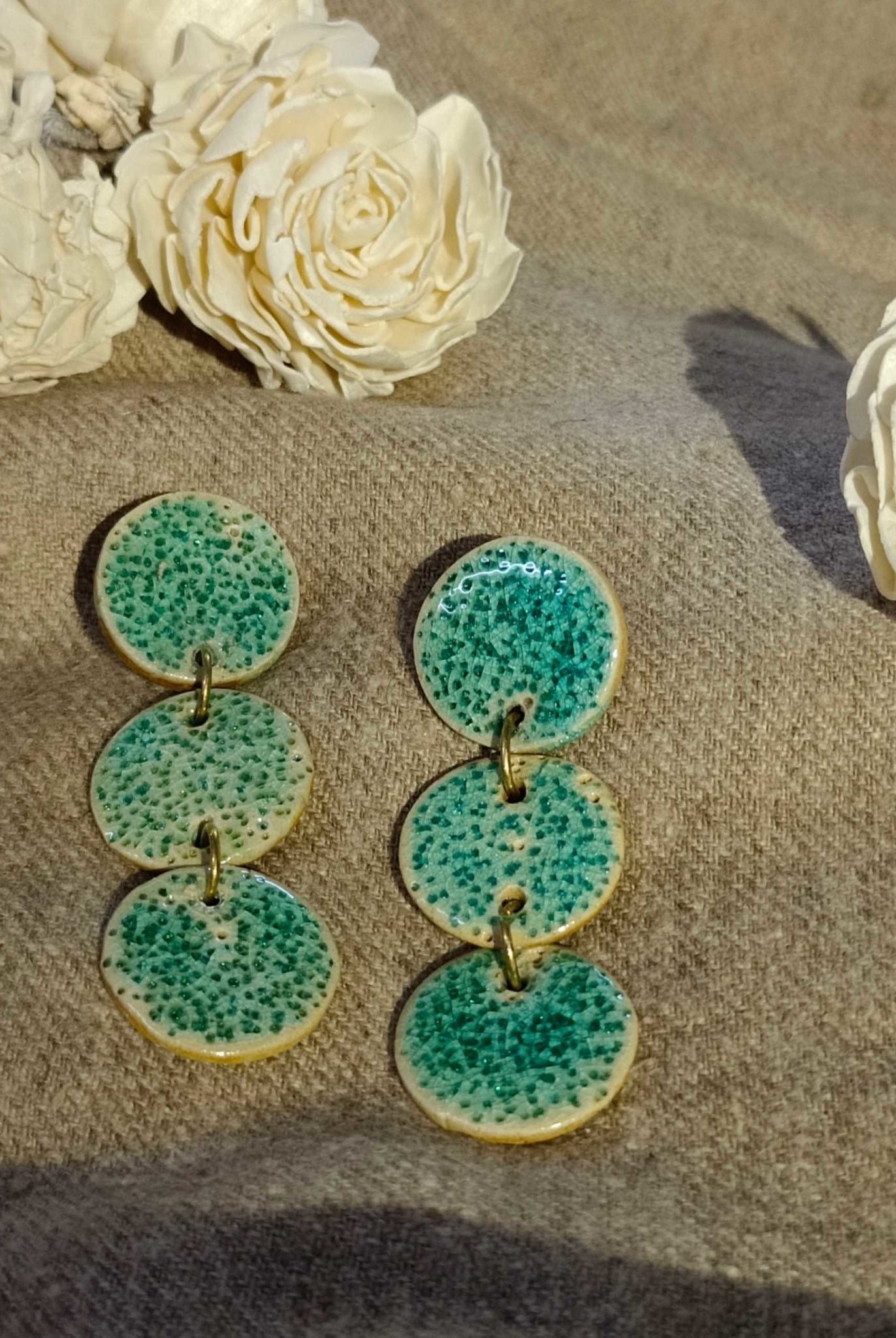 Abstract Blue Earrings - CiceroniEarringsBoundless by Shilpi