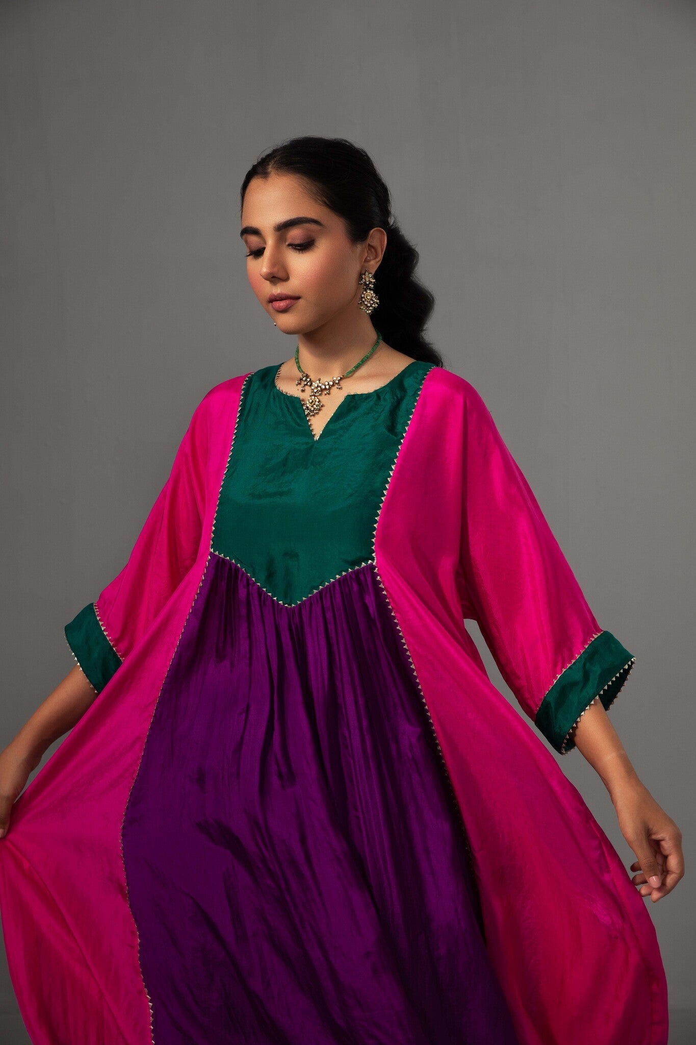 Ajooni Set - Rani Pink - CiceroniKurta Set, Festive wearLabel Shreya Sharma