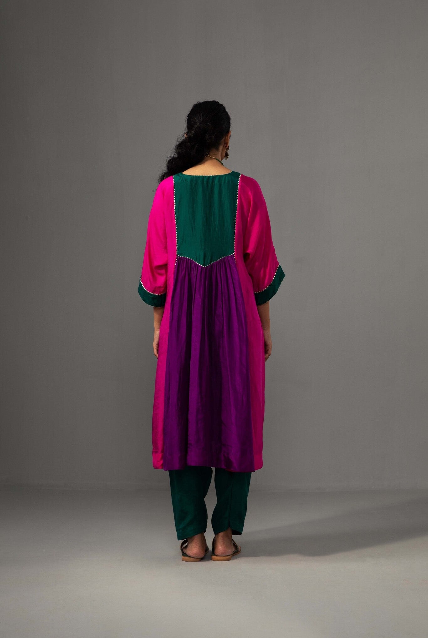 Ajooni Set - Rani Pink - CiceroniKurta Set, Festive wearLabel Shreya Sharma
