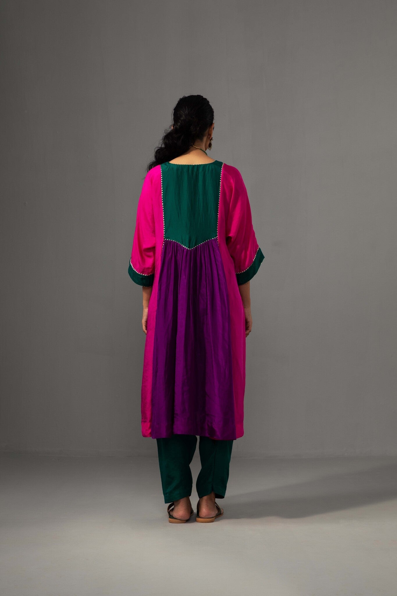 Ajooni Set - Rani Pink - CiceroniKurta Set, Festive wearLabel Shreya Sharma