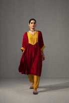 Ajooni Set - Red - CiceroniKurta Set, Festive wearLabel Shreya Sharma